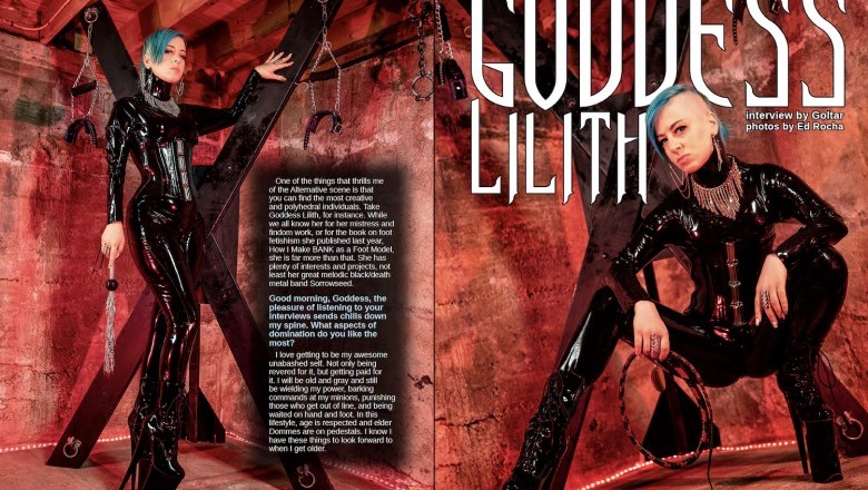 Goddess Lilith Featured In Issue 18 Of AltStar Mag Guests On CAM4s