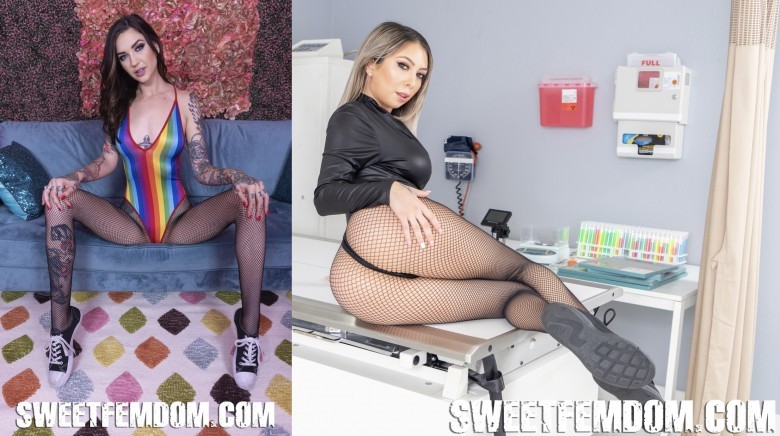 Sweet Femdom - Super Babes Kat Dior, Bunny Colby & Rocky Emerson Return to Sweet Femdom |  Candy.porn