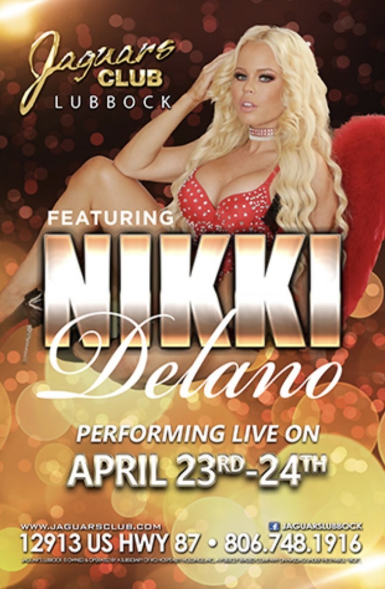 Lubbock Texas Porn - Nikki Delano Heads to Jaguars in Lubbock, Texas to Feature for 2 Phenomenal  Nights | Candy.porn
