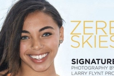 Zerella Skies Scores Her 1st Hustler Mag Feature