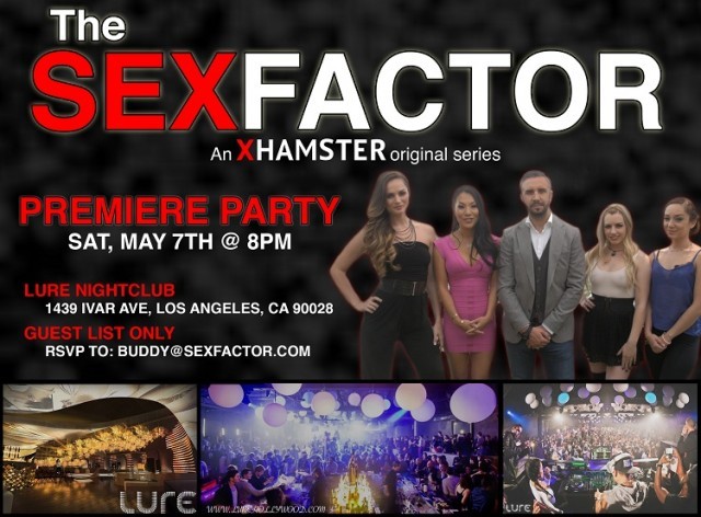 The Sex Factor, $1M Reality Porn Competition, Hosts Premiere Party | Candy. porn