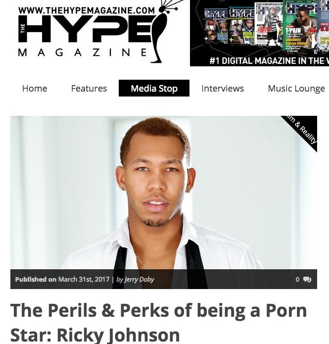Hip Hop Porn Captions - Ricky Johnson Gets Props from Mainstream Hip Hop Mag The Hype | Candy.porn