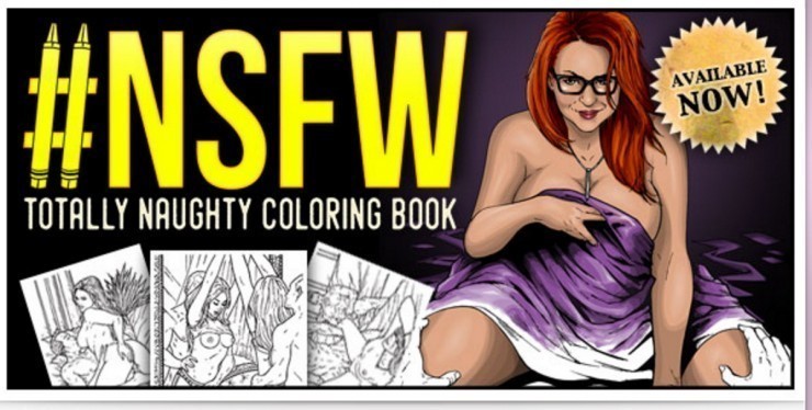740px x 374px - Very First #NSFW Coloring Book from SheVibe.com & Lady Cheeky | Candy.porn