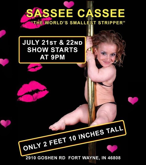Little Sassee Cassee at Showgirl 1 Gentlemen’s Club 