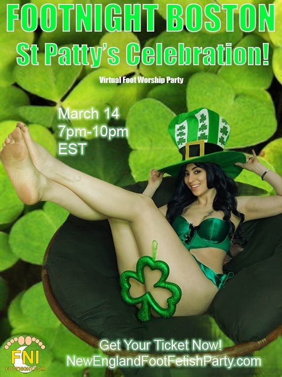 Virtual Foot Worship - FOOTNIGHT Boston's St. Paddy's Virtual Foot Worship Party Is Happening  Sunday | Candy.porn