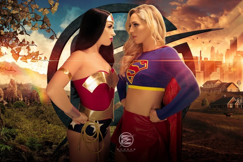 Wonder Woman Xxx Porn - Sparks Entertainment Releases Highly-Anticipated Supergirl vs. Wonder Woman  Scene | Candy.porn