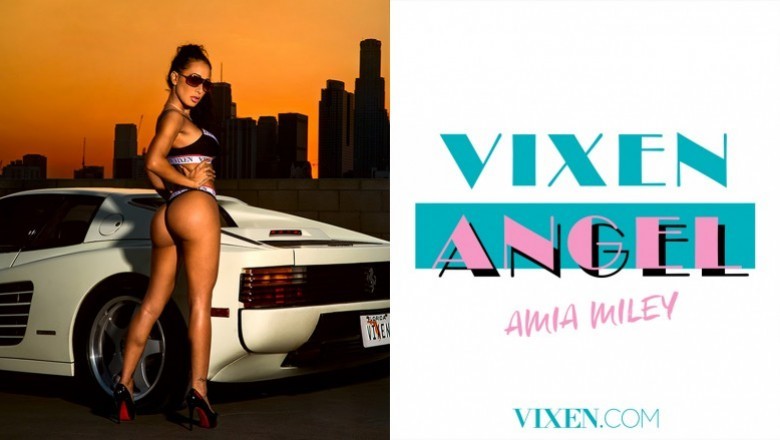 Rase Angel Com - Amia Miley is the Newest VIXEN Angel | Candy.porn