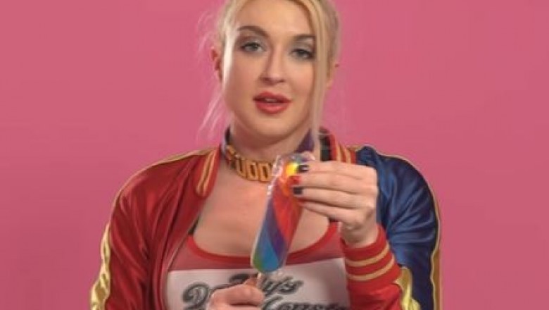 Porn Stars Taste Rainbow Penis Pops | Candy.porn